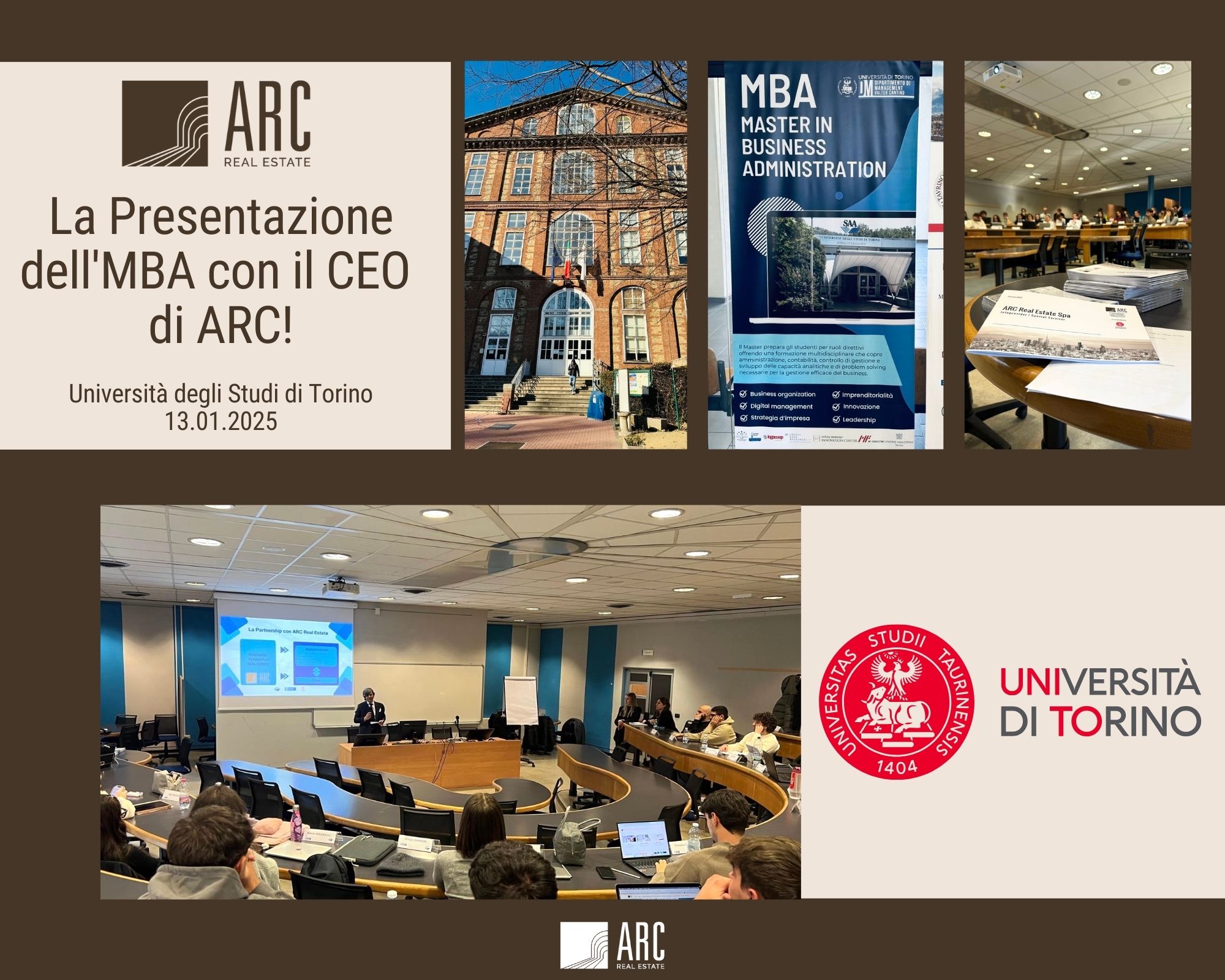 Un'Occasione Unica: La Presentazione dell'MBA con il CEO di ARC!